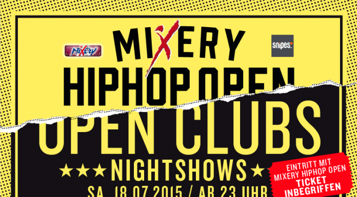Hip Hop Open präsentiert Night Shows in sechs Clubs © www.facebook.com/HipHopOpen