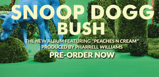 Das neue Snoop Dogg Album BUSH erscheint heute © www.facebook.com/snoopdogg