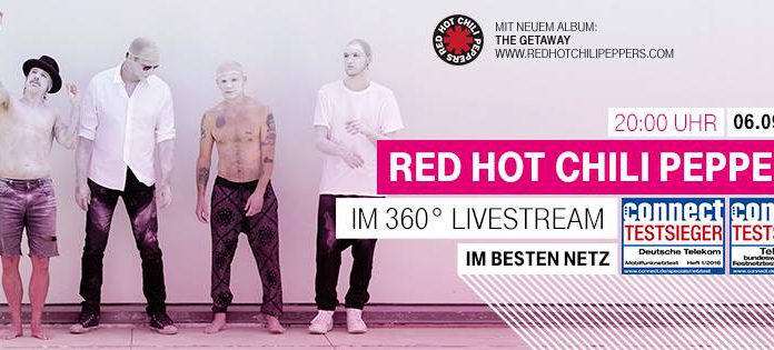 Red Hot Chili Peppers – Telekom Street Gig im 360° Stream © https://www.facebook.com/TelekomStreetGigs