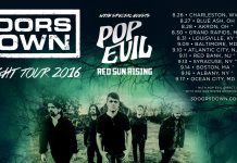 3 Doors Down – Deutschlandtour 2016 © https://www.facebook.com/3DoorsDown/