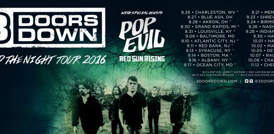 3 Doors Down – Deutschlandtour 2016 © https://www.facebook.com/3DoorsDown/