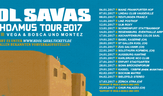 Kool Savas auf ESSAHDAMUS Tour © www.facebook.com/koolsavas