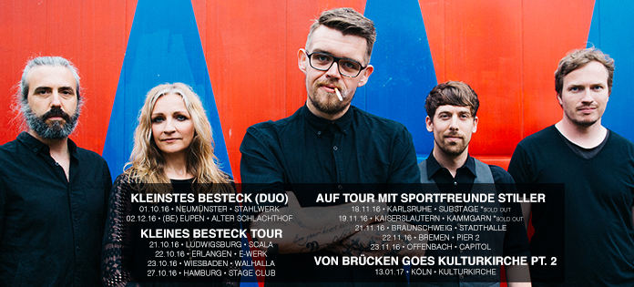 Von Brücken – Keines Besteck Tour 2016 Foto: © www.facebook.com/vonBruecken