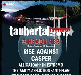 Neue Bands fürs Taubertal 2017! © facebook.com/taubertalfestival/