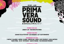 Primavera Sound 2017 – Tageseinteilung