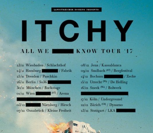 Itchy Tour 2017! Foto: © http://www.facebook.com/ITCHYofficial1