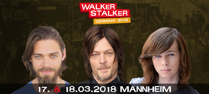 Erinnerung: VIP Tickets für „Walker Stalker Germany“ ab morgen + neuer Stargast!