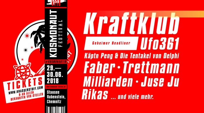 Das Kosmonaut Festival mit den ersten Bandbestätigungen für 2018