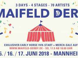 Zwischenstand – Maifeld Derby Line Up 2018
