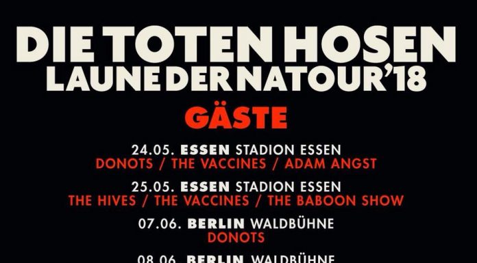 Die Toten Hosen – „Laune der Natour“ Gäste 2018