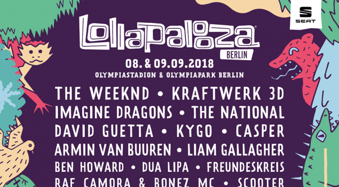 Line up fürs Lollapalooza Berlin 2018
