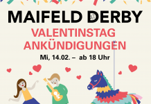 Maifeld Derby 2018 – Valentinstag Ankündigungen