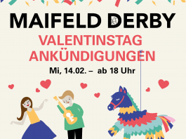 Maifeld Derby 2018 – Valentinstag Ankündigungen