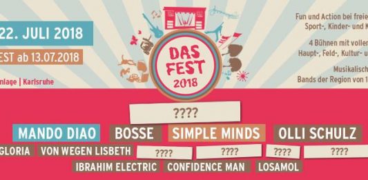 Das Fest Karlsruhe – neue Bands für 2018