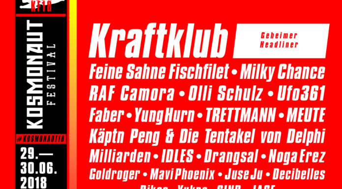 Bandupdate fürs Kosmonaut Festival