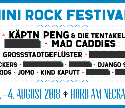 Weitere Acts für das Mini-Rock-Festival 2018