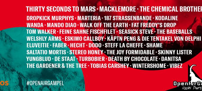 Open Air Gampel Line-Up