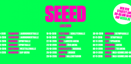Seeed kommen 2019 auf Tour!