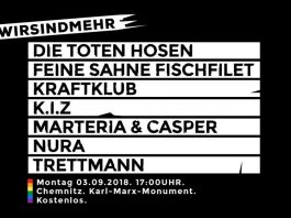 #WIRSINDMEHR – Chemnitz 2018