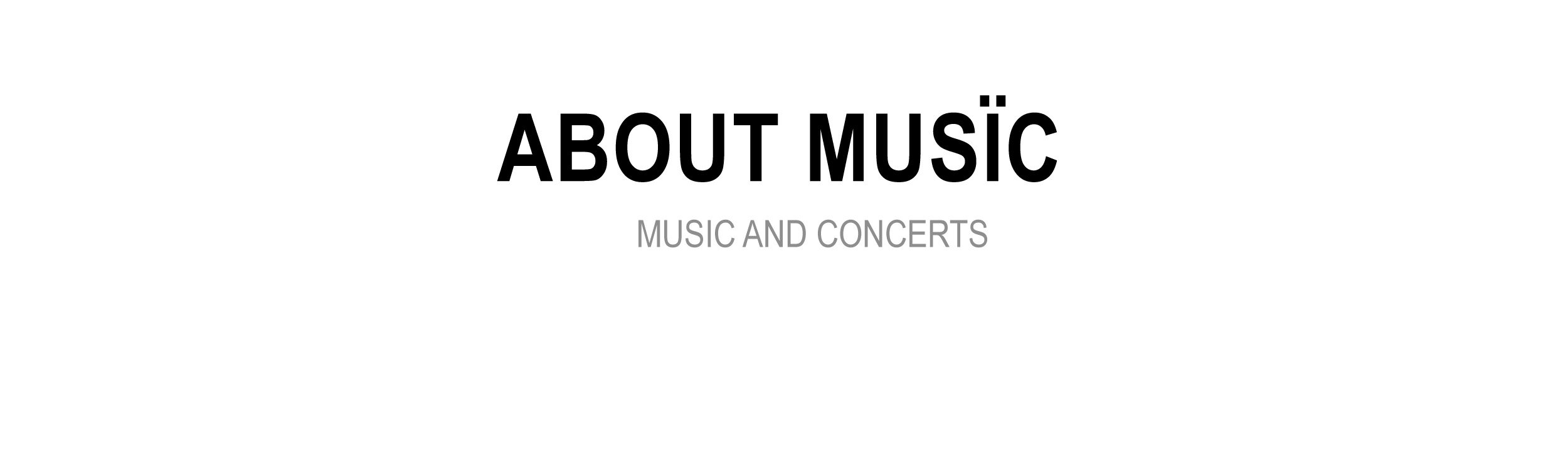 About Musïc