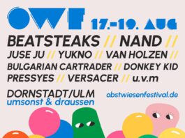Die ersten Acts für das Obstwiesenfestival 2023
