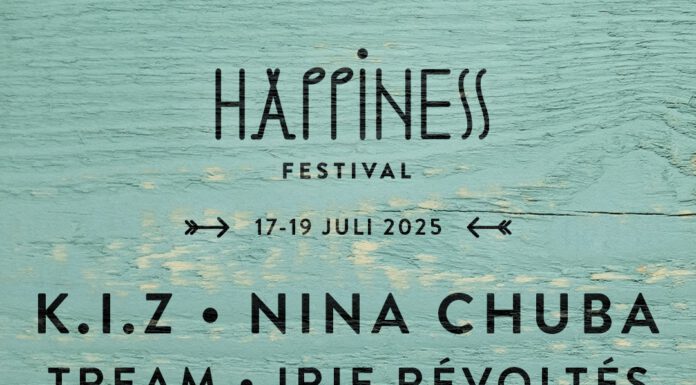 Die 2. Bandwelle für das Happiness Festival 2025